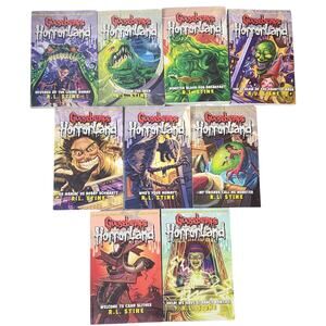 Goosebumps HorrorLand 1-10 Missing #8 R.L. Stine 9-Book Lot Paperback